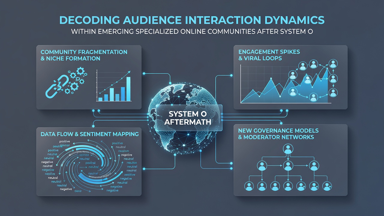 Chart showing changes in user engagement metrics across niche online communities post-overhaul