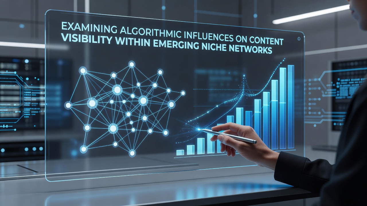 Examining Algorithmic Influences on Content Visibility Within Emerging Niche Networks